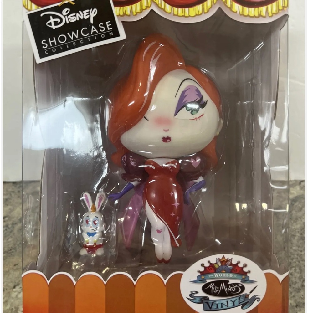 Disney Showcase Miss Mindy Vinyl Jessica Rabbit Enesco Figure New